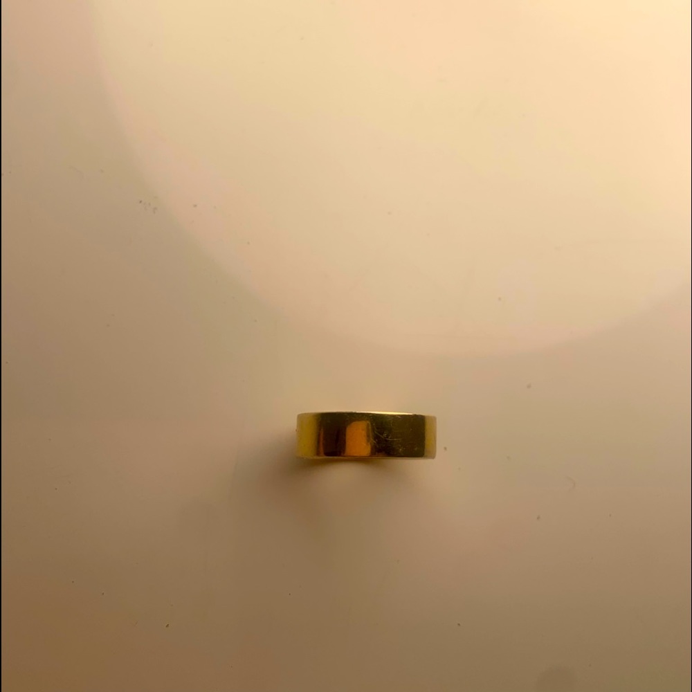Mejuri Daily Stacker 18k gold vermeil Ring sz 6